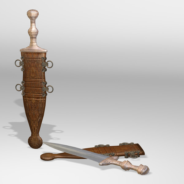 maya ancient roman dagger pugio - Roman dagger “Pugio” 100 B.C. by Poliovale